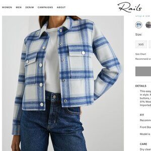 Rails Steffi Jacket Ivory/Bay